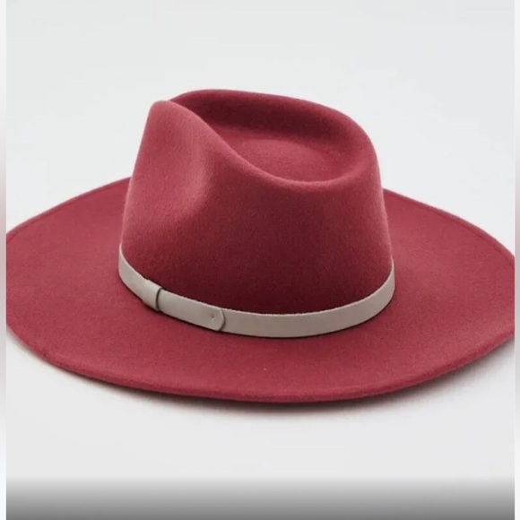Rag & Bone Ohara Wool Cowboy Hat in Rose - Picture 3 of 8